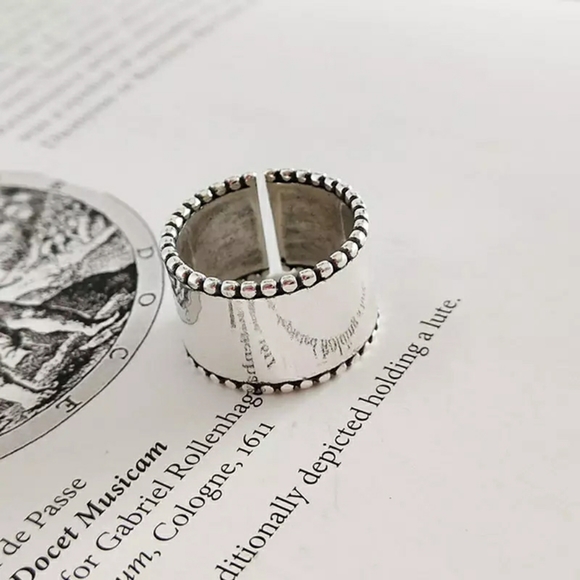 NEW Bohemian S925 Vintage Adjustable Antique Ring - Picture 2 of 9